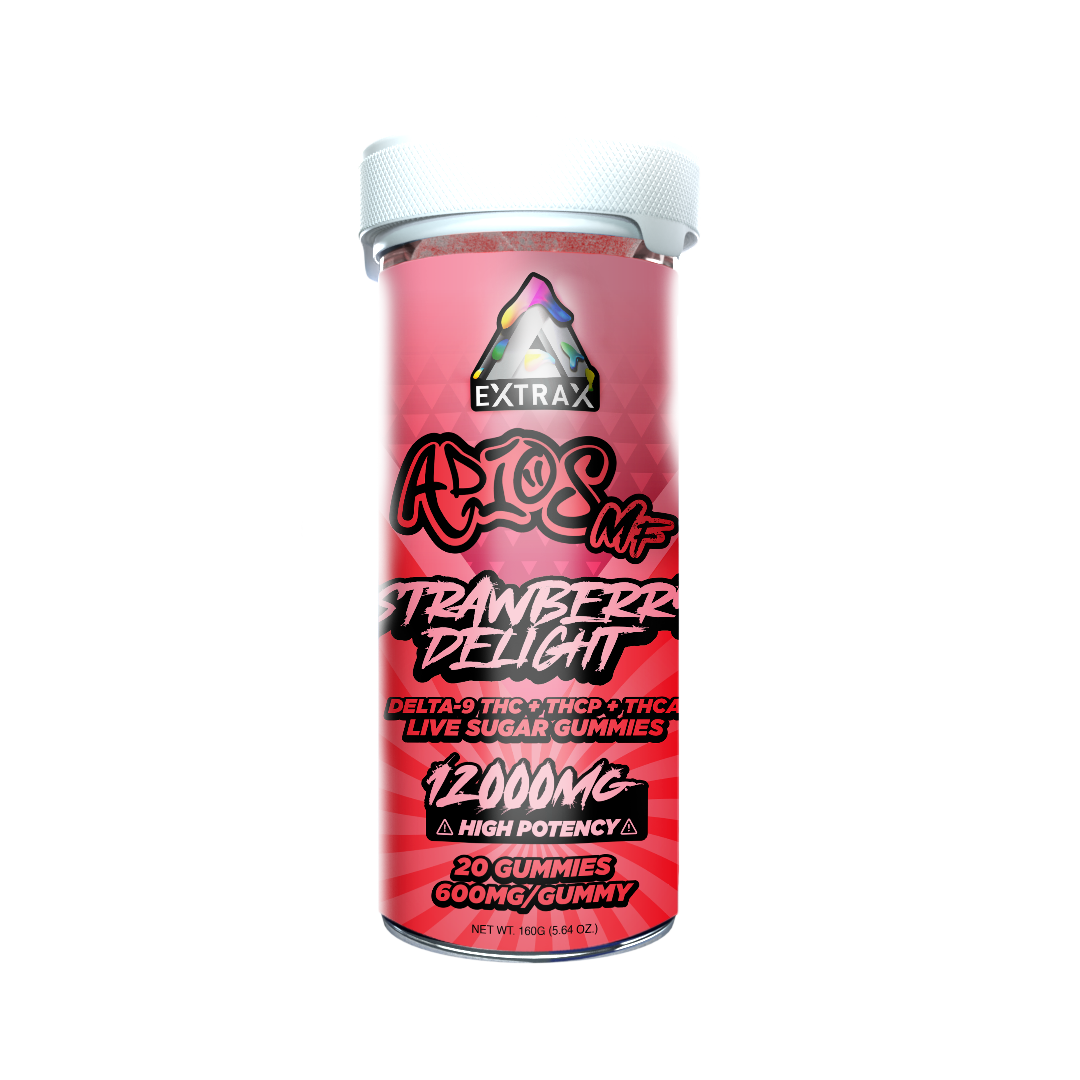 THCa Live Sugar 12000mg Gummies | Adios MF