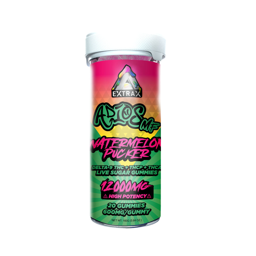 THCa Live Sugar 12000mg Gummies | Adios MF