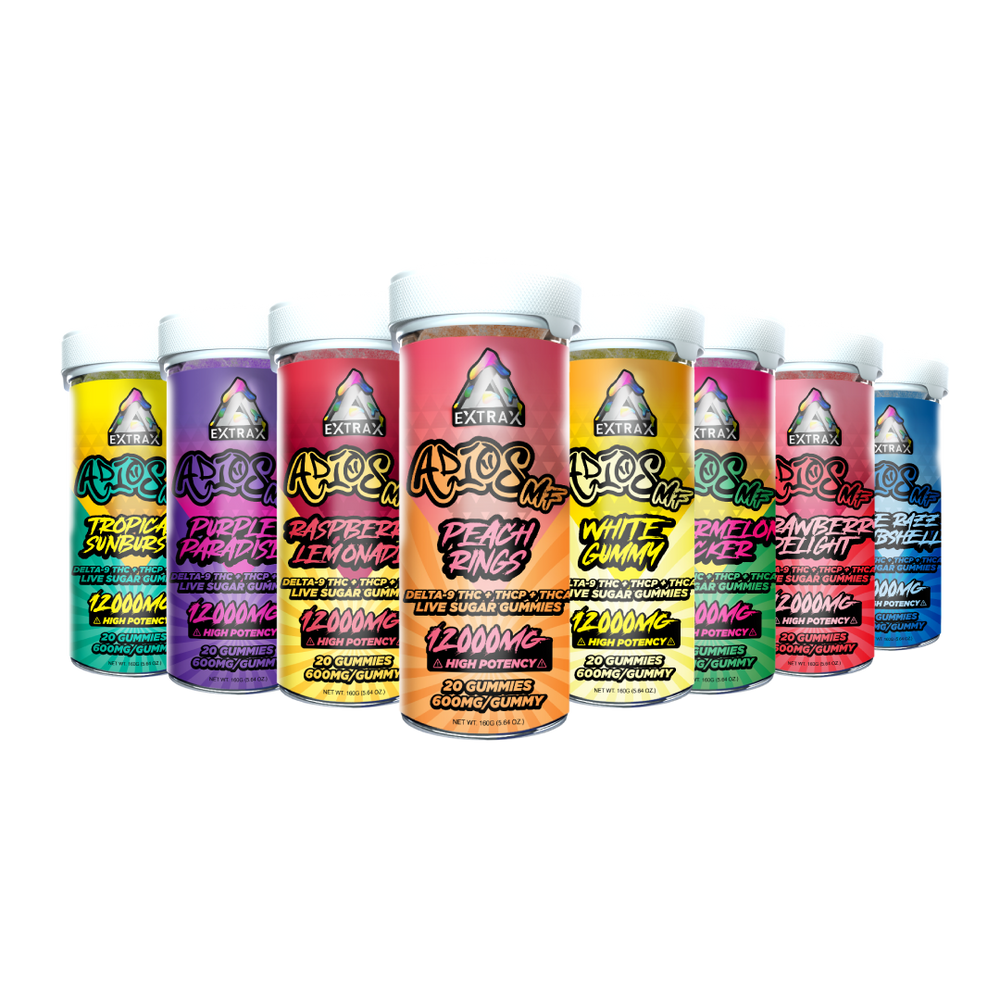 THCa Live Sugar 12000mg Gummies | Adios MF