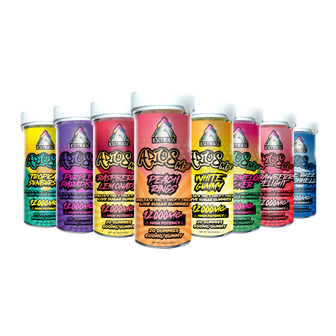 THCa Live Sugar 12000mg Gummies | Adios MF