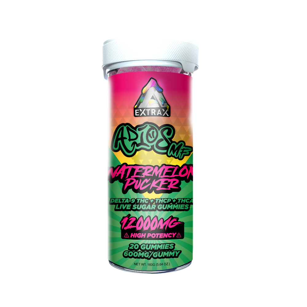 
                      
                        THCa Live Sugar 12000mg Gummies | Adios MF
                      
                    