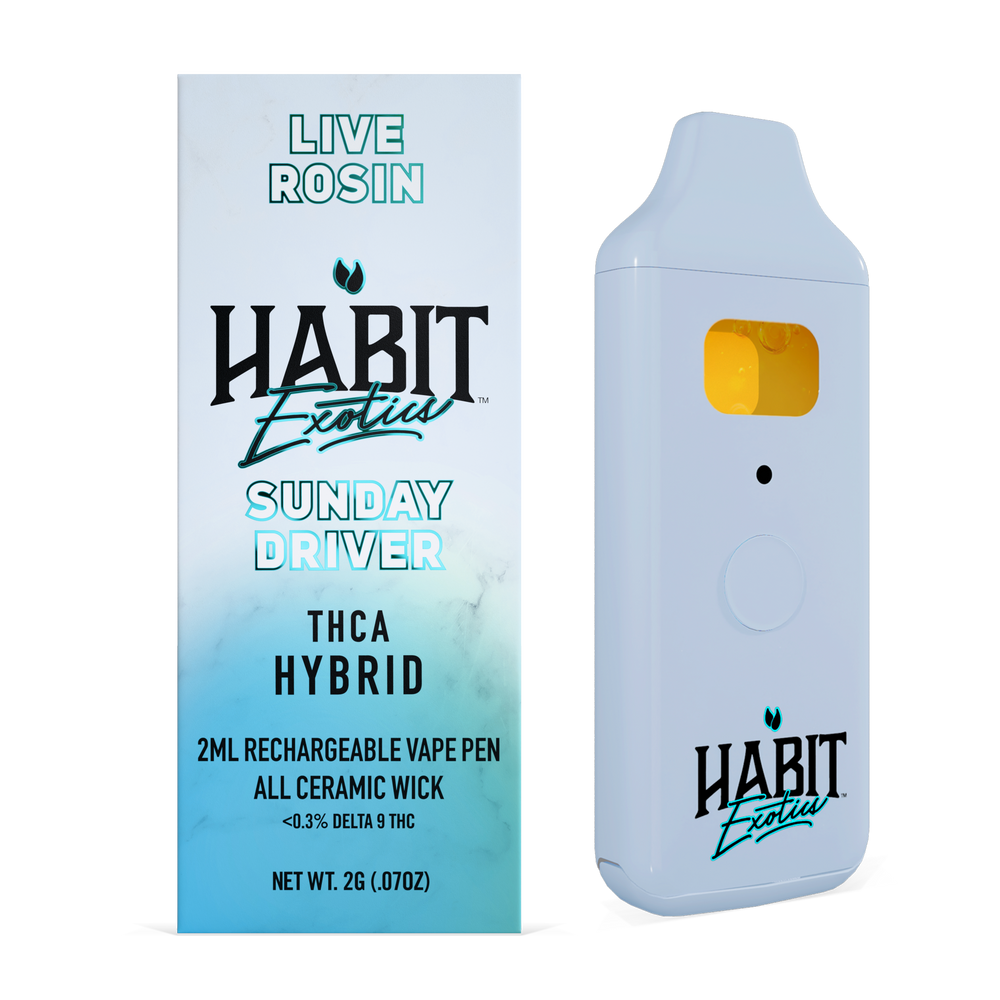 2G THCA Live Rosin Exotic Disposable Vape – Sunday Driver