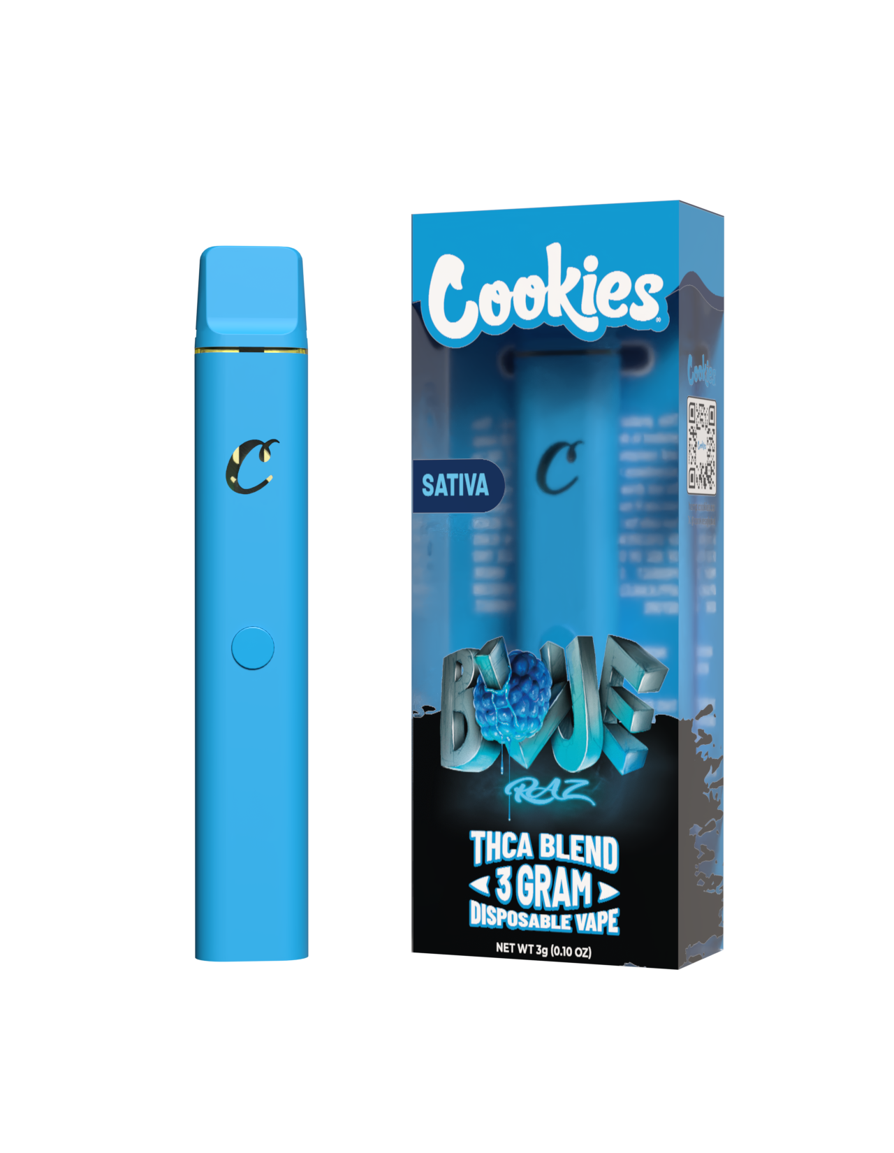 Cookies Disposable Vape | 3G | Blue Razz