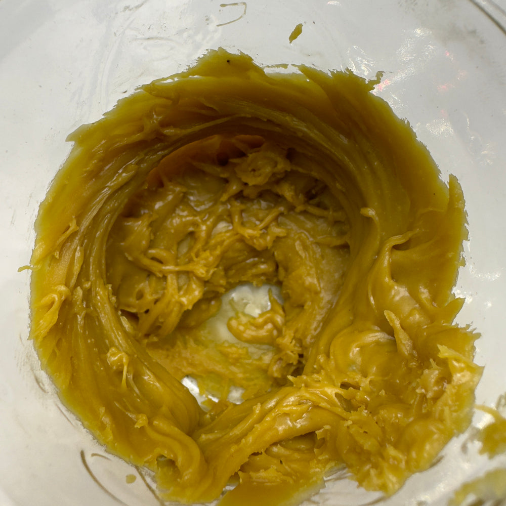 Bulk jar of live hash rosin (Banana kush)